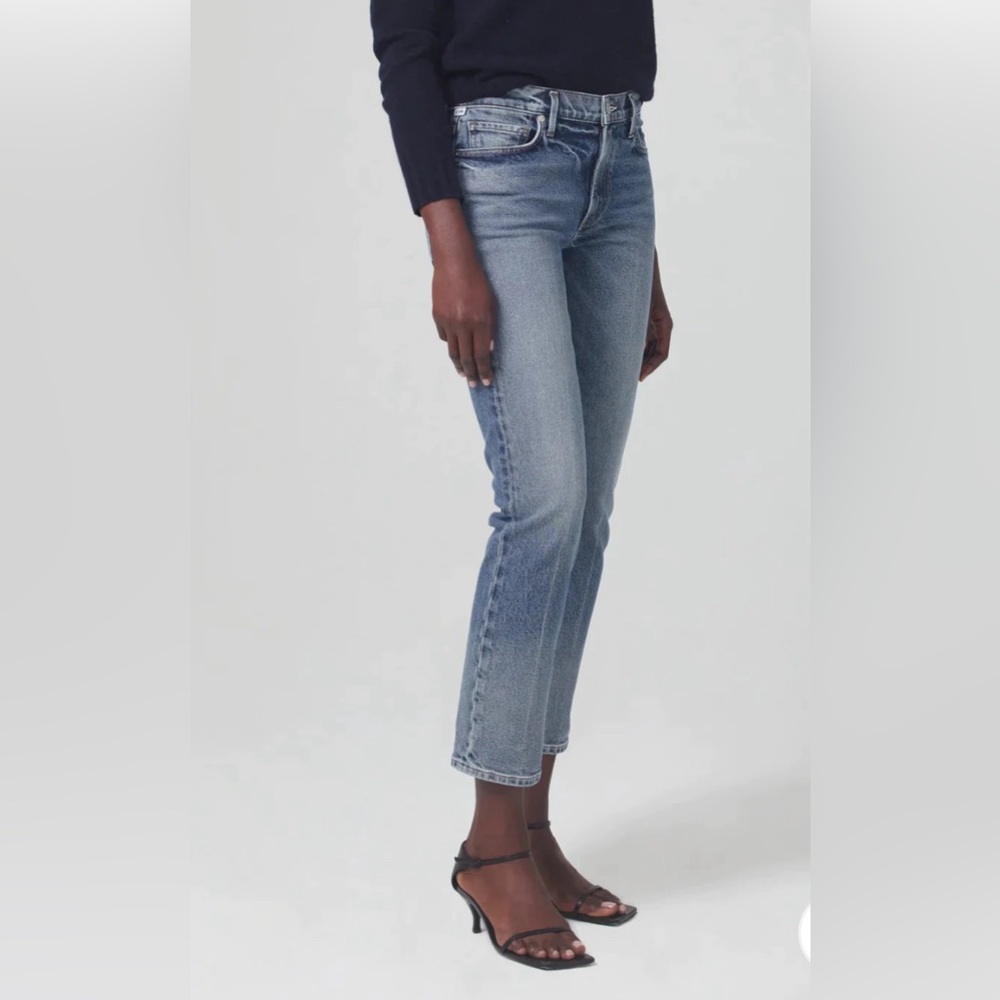 Citizen of Humanity Ella Mid Rise Crop Jeans in color Ascent